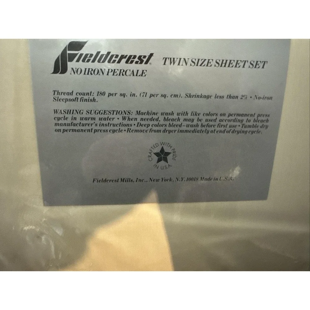 Fieldcrest this vintage